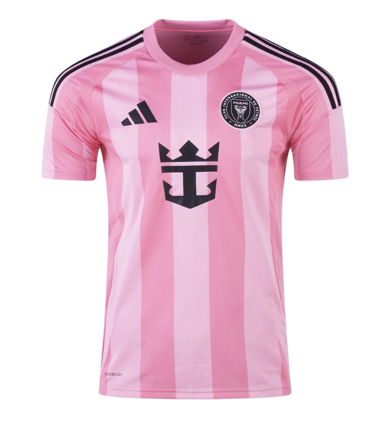 25-26 Inter Miami Home Suit  1:1 Thai Quality Football Kit and Socks