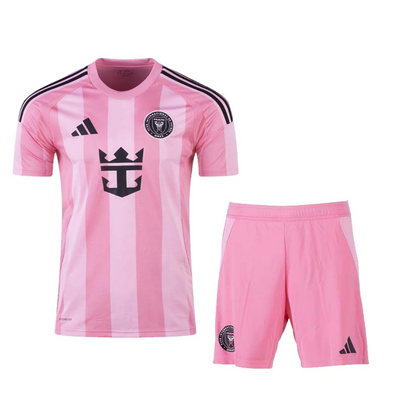 25-26 Inter Miami Home Suit  1:1 Thai Quality Football Kit and Socks