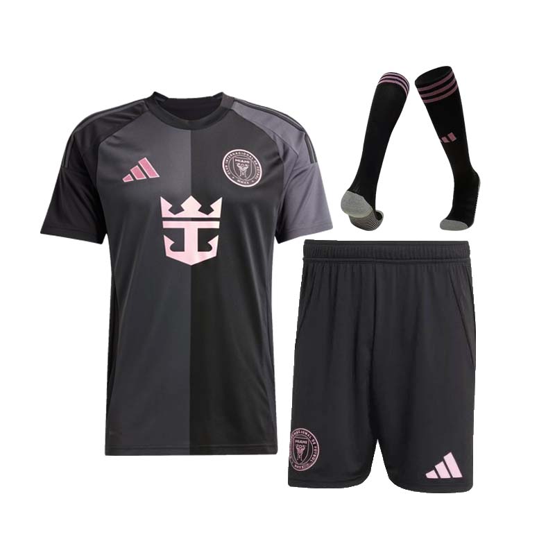 25-26 Inter Miami Away Suit  1:1 Thai Quality Football Kit and Socks