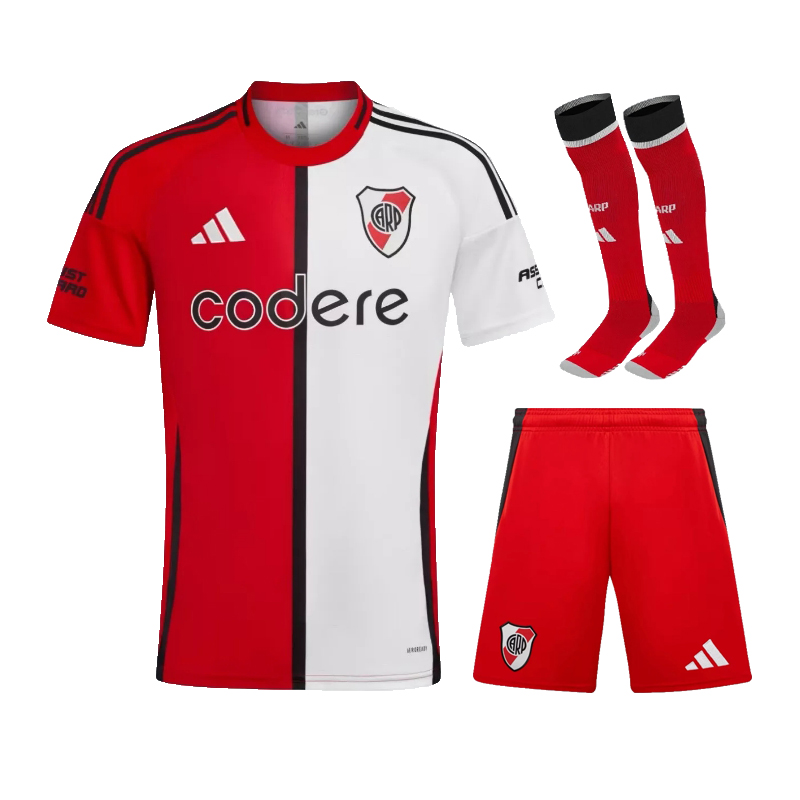 25-26 River plate Third Suit  1:1 Thai Quality Football Kit and Socks