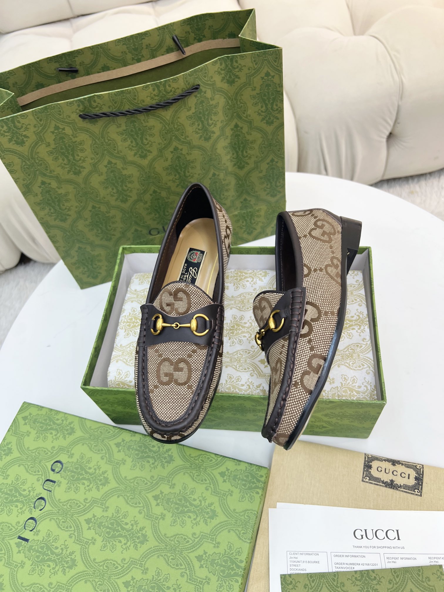 Women designer slipper slides sandal summer sandals shoes G horse link Low heels Color-blocking embossing Genuine leather Authentic product development Original handmade Sewing technique