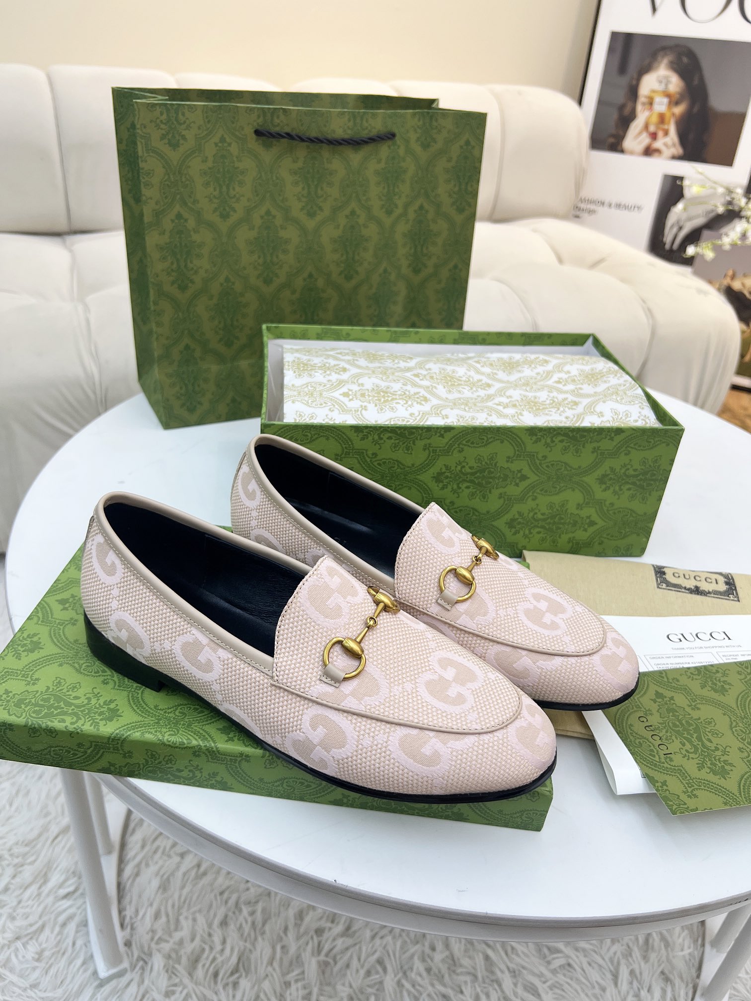 Women designer slipper slides sandal summer sandals shoes New fabric Electro-embroidered large double G Generous and decent Rubber base surface