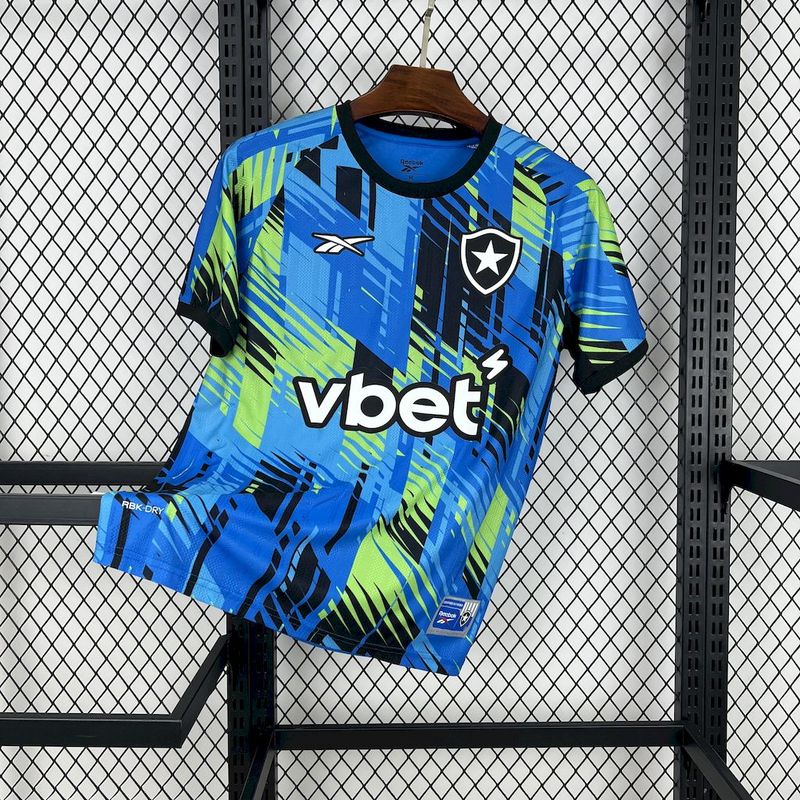 25-26 Botafogo Blue goalkeeper Jersey  1:1 Thai Quality Football shirt
