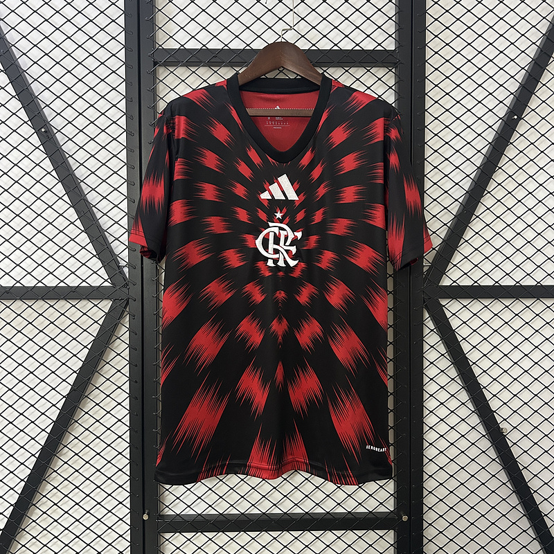 25-26 Flamengo Pre-match jersey  1:1 Thai Quality Football shirt