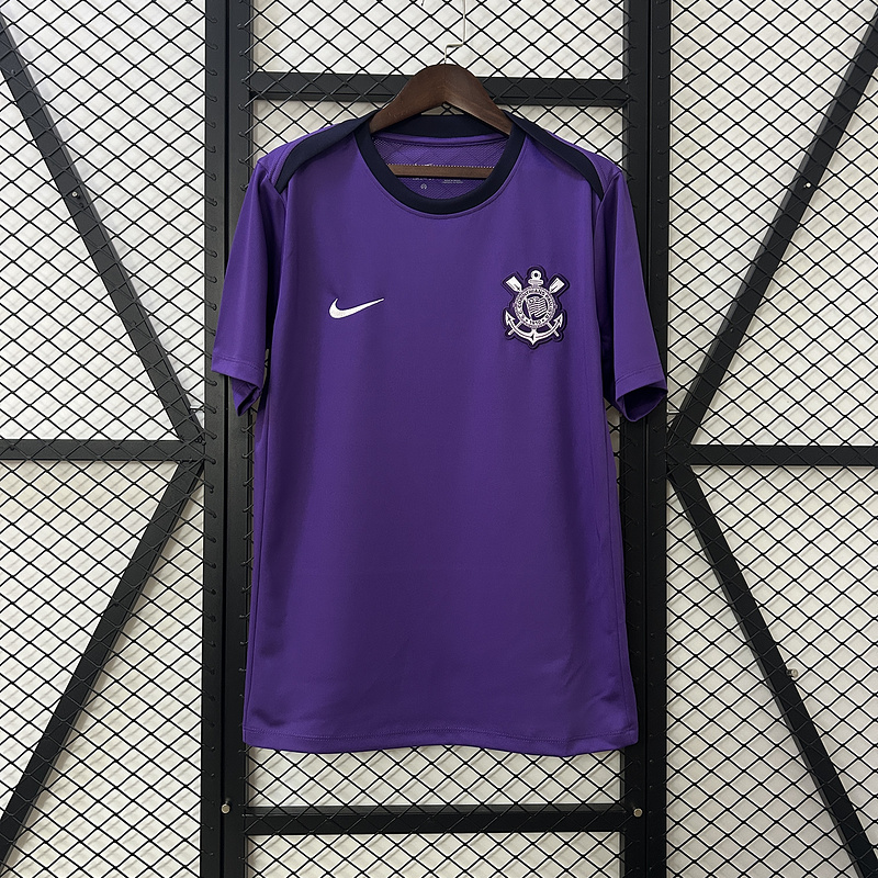 25-26 Corinthians Purple training jersey 1:1 Thai Quality Football Shirt