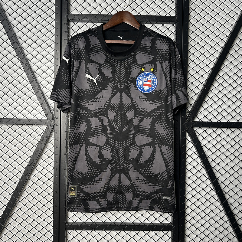 25-26 Bahia black goalkeeper jersey 1:1 Thai Quality Football shirt
