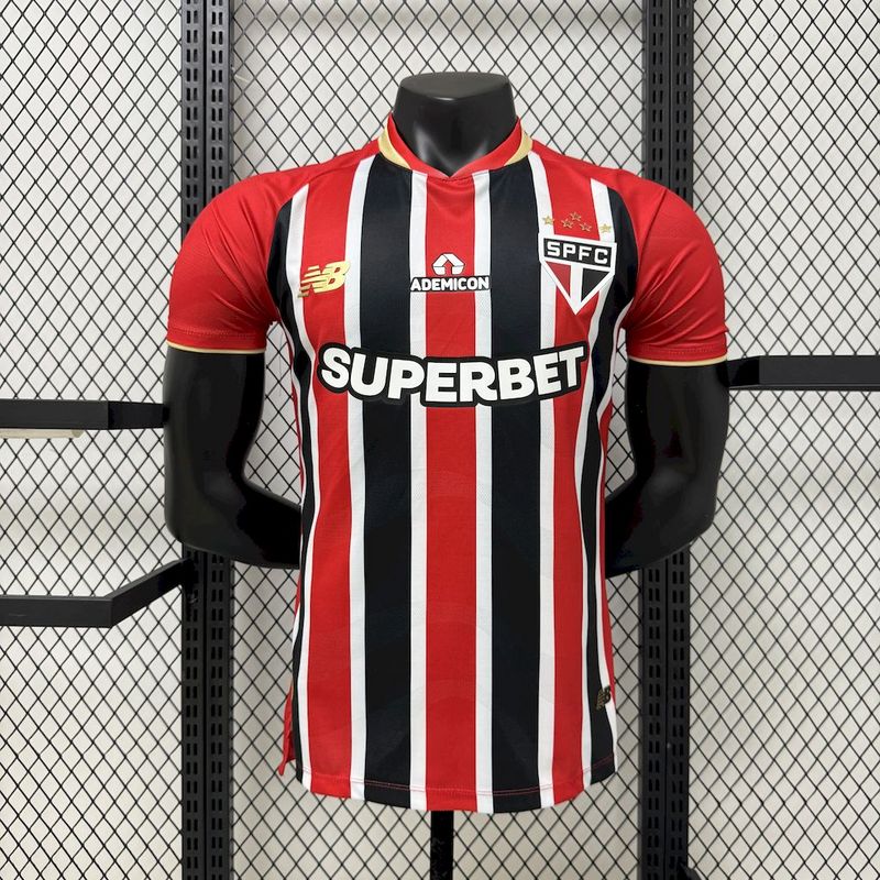 25-26 Sao Paulo away player version jersey 1:1 Thai Quality Football Shirt