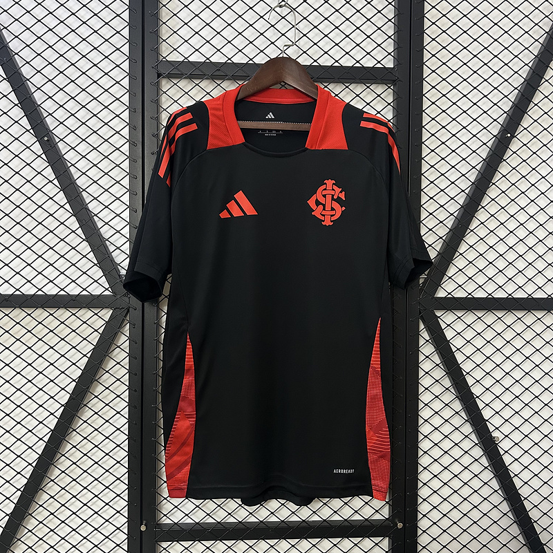 25-26 International black training jersey 1:1 Thai Quality Football Shirt