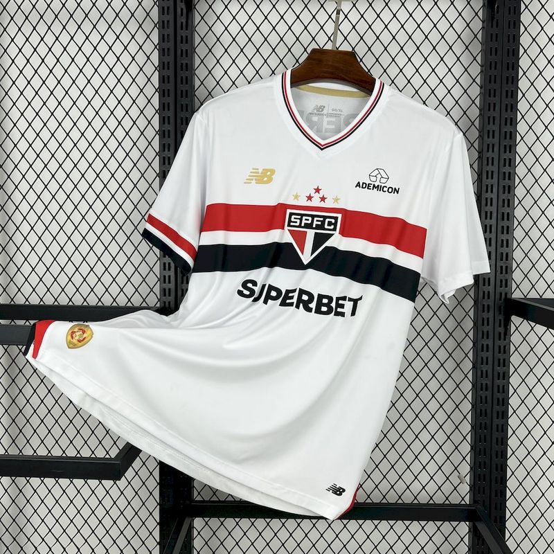 25-26 Sao Paulo home jersey 1:1 Thai Quality Football shirt