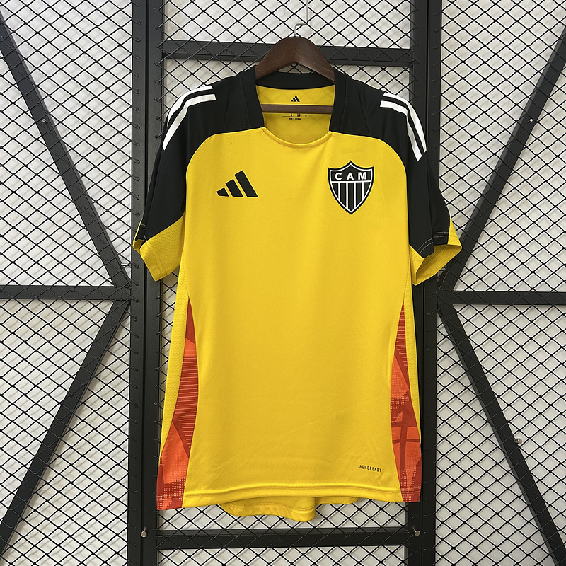 25-26 Atlético Mineiro yellow training jersey 1:1 Thai Quality Football Shirt