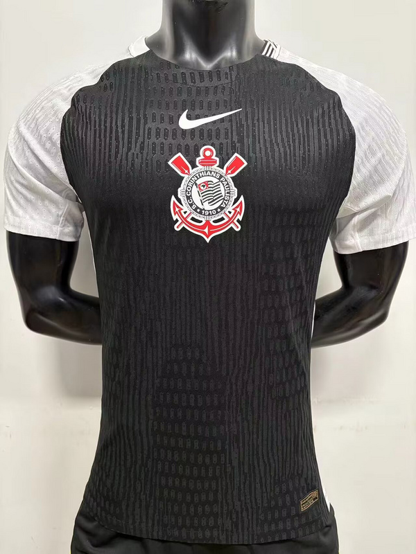 25-26 Corinthians away player version jersey 1:1 Thai Quality Football Shirt