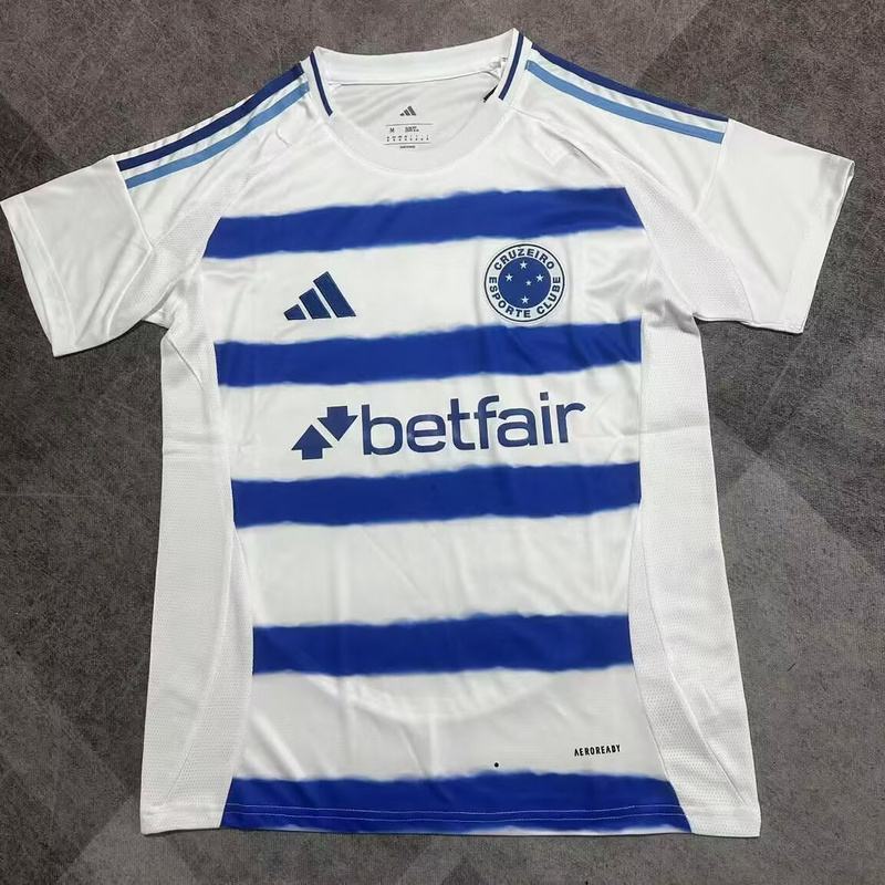 25-26 Cruzeiro away jersey 1:1 Thai Quality Football shirt