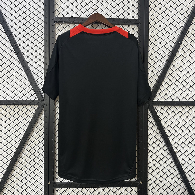 25-26 International black training jersey 1:1 Thai Quality Football Shirt