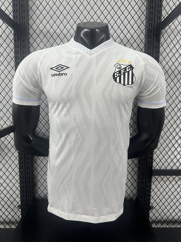 25-26 Santos home player version jersey 1:1 Thai Quality Football Shirt