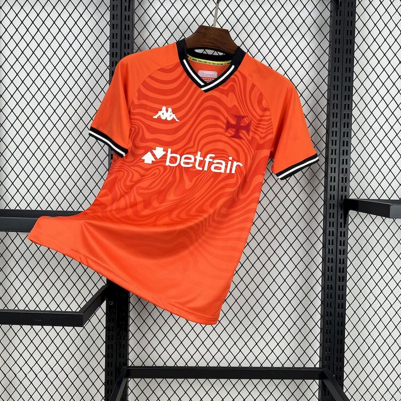 25-26 Vasco da gama Red goalkeeper Jersey 1:1 Thai Quality Football shirt