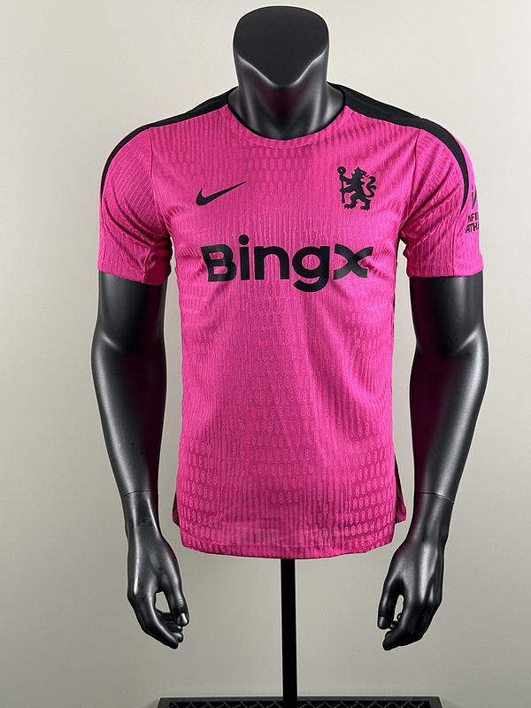 25-26 CHE pink special player version jersey 1:1 Thai Quality Football Shirt