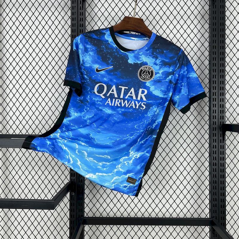 25-26 PSG Blue sky and white clouds Jersey 1:1 Thai Quality Football shirt