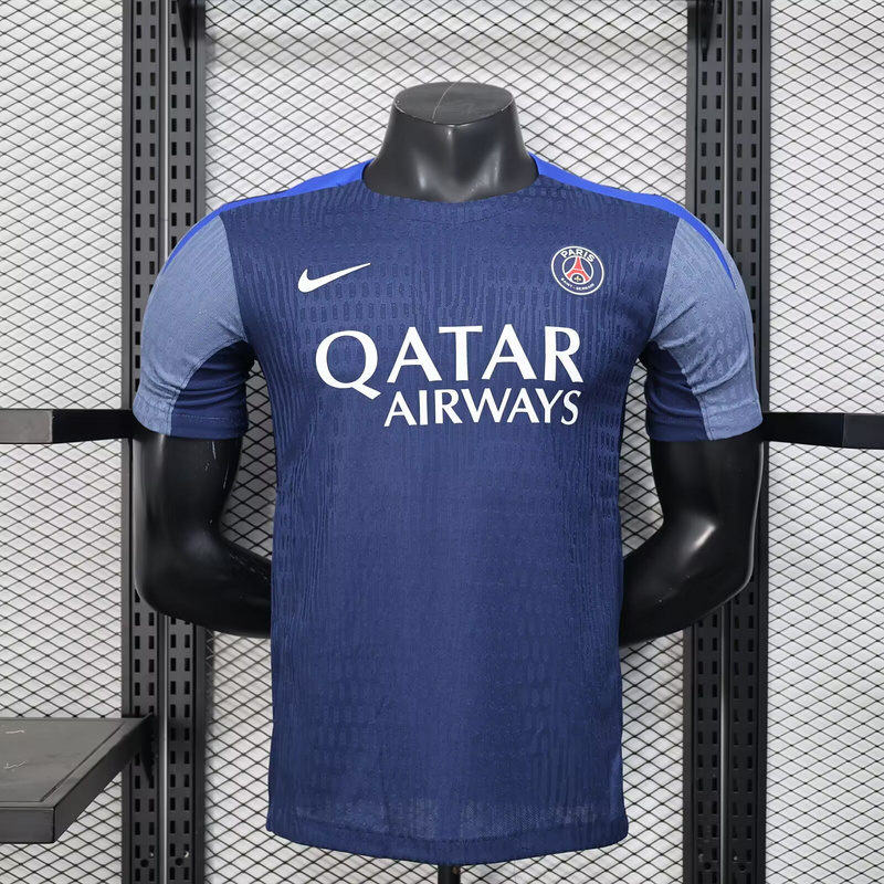 25-26 PSG BLue Player version training jersey 1:1 Thai Quality Football Shirt