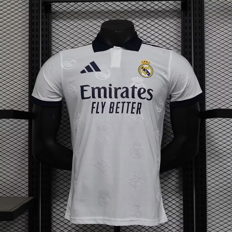 25-26 R MAD white special player version jersey 1:1 Thai Quality Football Shirt