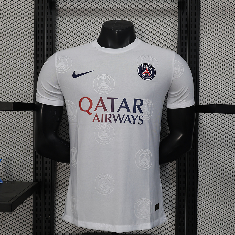 25-26 PSG white special player version jersey 1:1 Thai Quality Football Shirt