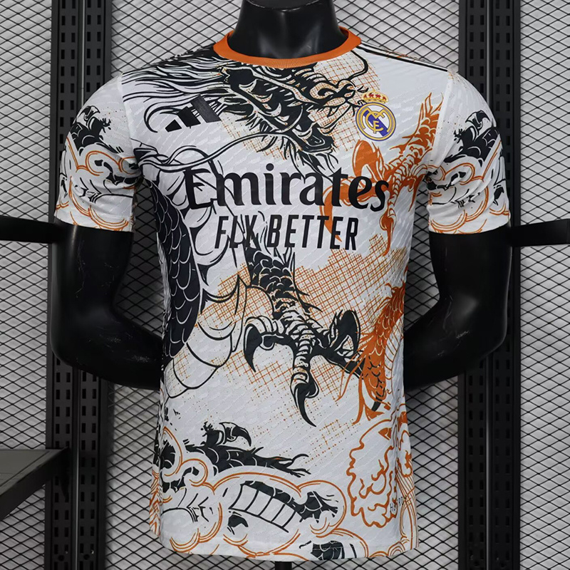 25-26 R MAD White Black Dragon Claw Special Edition Player 1:1 Thai Quality Football shirt