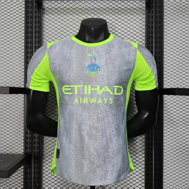 25-26 MCI third away player version jersey 1:1 Thai Quality Football Shirt