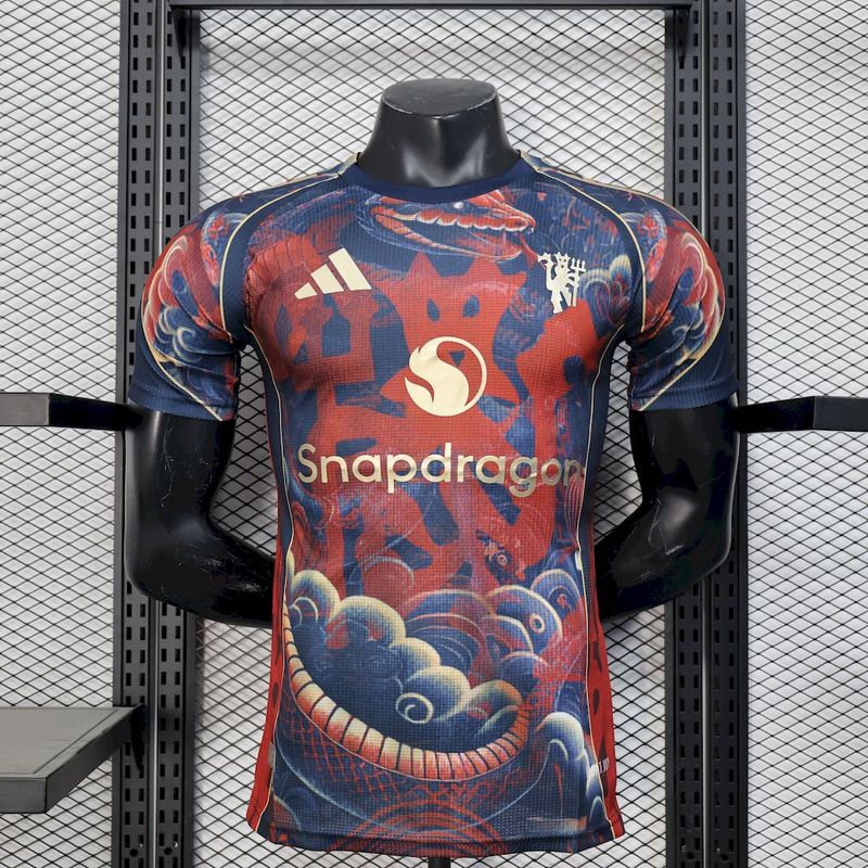 25-26 MNU Snake Special player verson jersey 1:1 Thai Quality Football Shirt