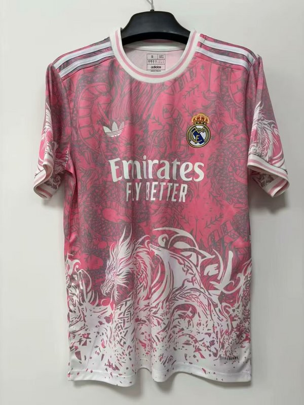 25-26 R MAD Pink special player version jersey 1:1 Thai Quality Football shirt