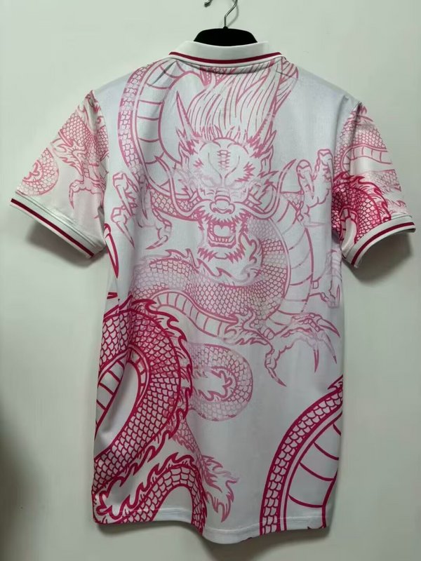 25-26 R MAD pink and white dragon jersey 1:1 Thai Quality Football shirt