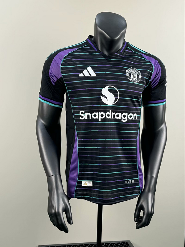 25-26 MNU black Special player version jersey 1:1 Thai Quality Football Shirt