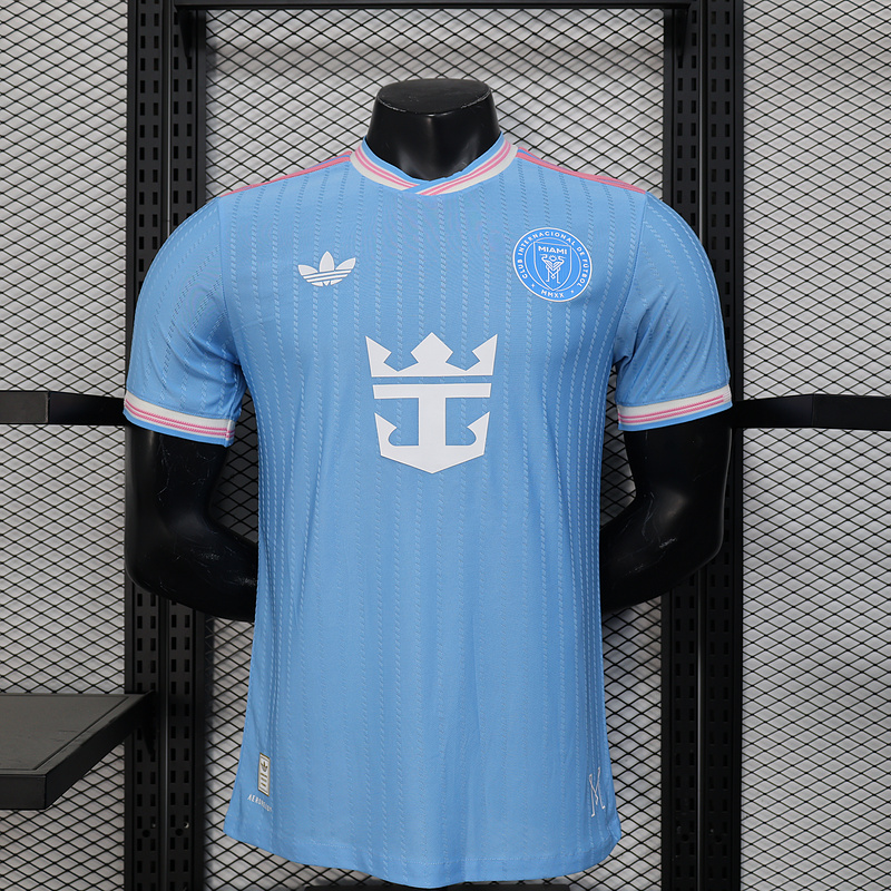 25-26 Miami blue special player version jersey 1:1 Thai Quality Football Shirt