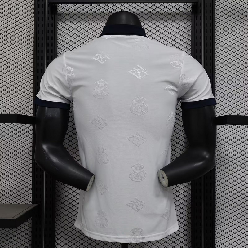 25-26 R MAD white special player version jersey 1:1 Thai Quality Football Shirt