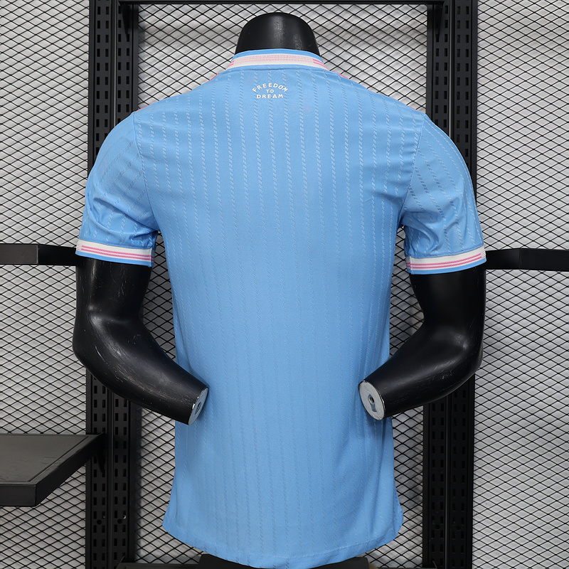 25-26 Miami blue special player version jersey 1:1 Thai Quality Football Shirt