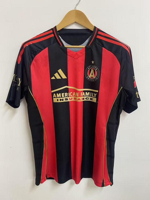 25-26 Atlanta home soccer jersey 1:1 Thai Quality Football shirt