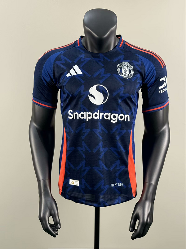 25-26 MNU blue special player version jersey 1:1 Thai Quality Football Shirt