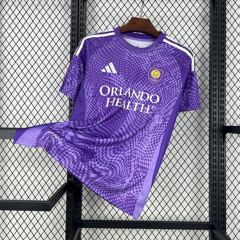 25-26 Orlando City home soccer jersey 1:1 Thai Quality Football shirt