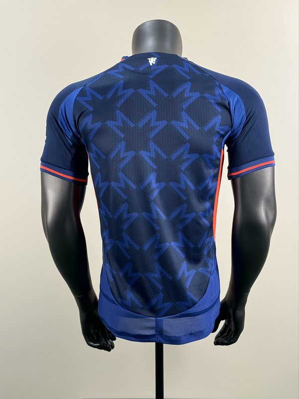25-26 MNU blue special player version jersey 1:1 Thai Quality Football Shirt
