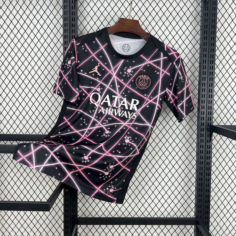 25-26 PSG Pre-match training uniform Jersey 1:1 Thai Quality Football Shirt