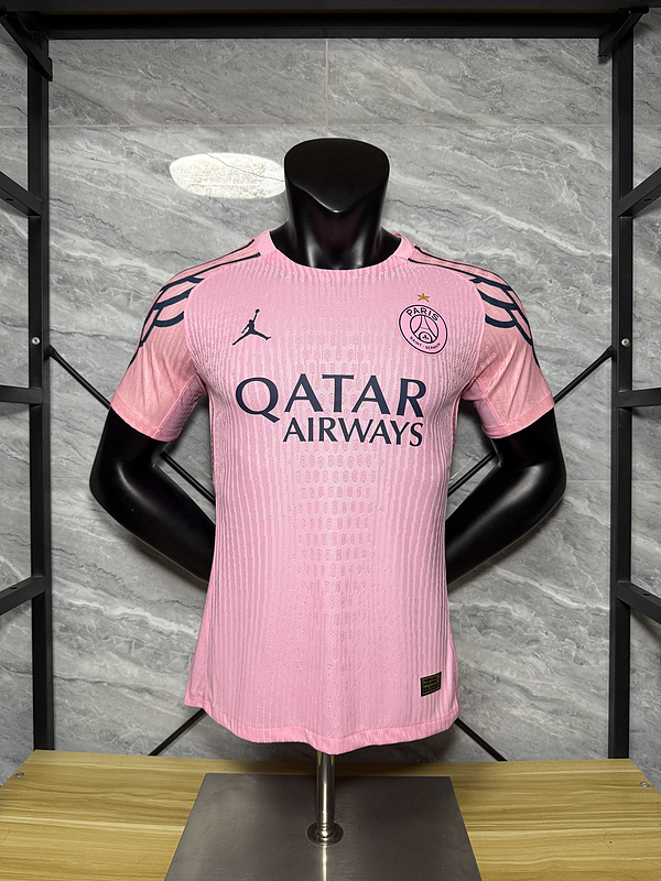 25-26 PSG Pink Player version jersey 1:1 Thai Quality Football Shirt