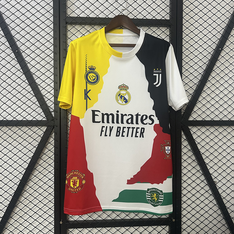 25-26 RONALDO club combine version 1:1 Thai Quality Football shirt