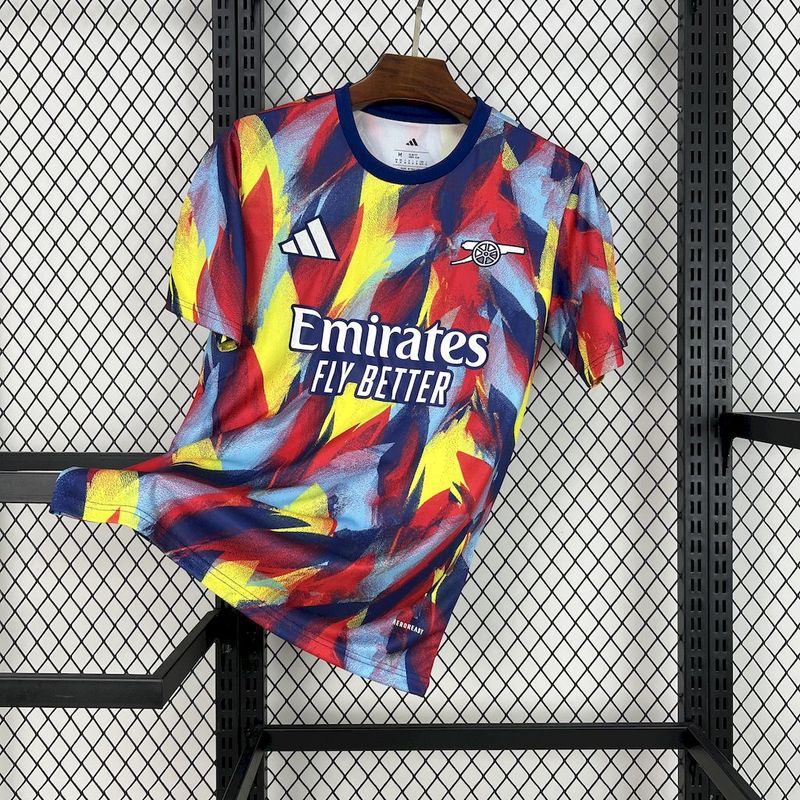 25-26 ASN Colorful pre-match training Jersey 1:1 Thai Quality Football Shirt