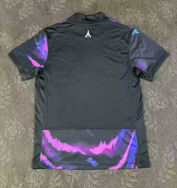 25-26 PSG black and purple special jersey 1:1 Thai Quality Football shirt