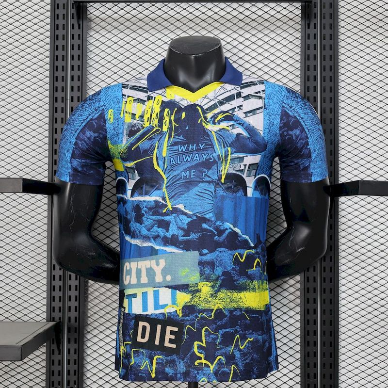 25-26 MCI Blue Special Edition Jersey Player Version 1:1 Thai Quality Football Shirt