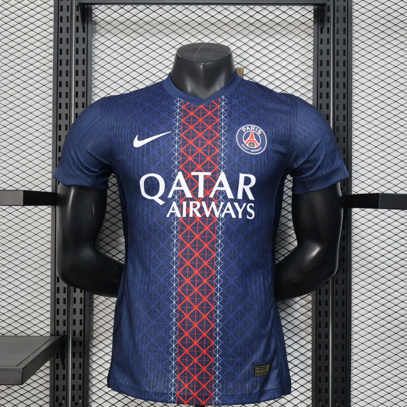 25-26 PSG home player version jersey 1:1 Thai Quality Football Shirt