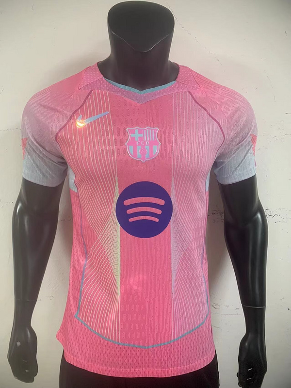 25-26 BAR Pink special player version jersey 1:1 Thai Quality Football Shirt