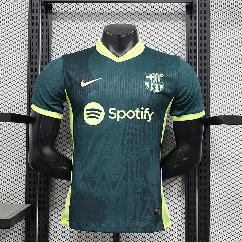 25-26 BAR green special player version jersey 1:1 Thai Quality Football Shirt