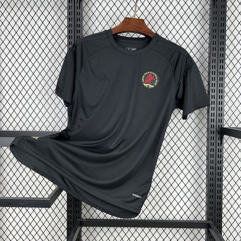 25-26 Aston Villa 150 anniversary black Anniversary jersey 1:1 Thai Quality Football shirt