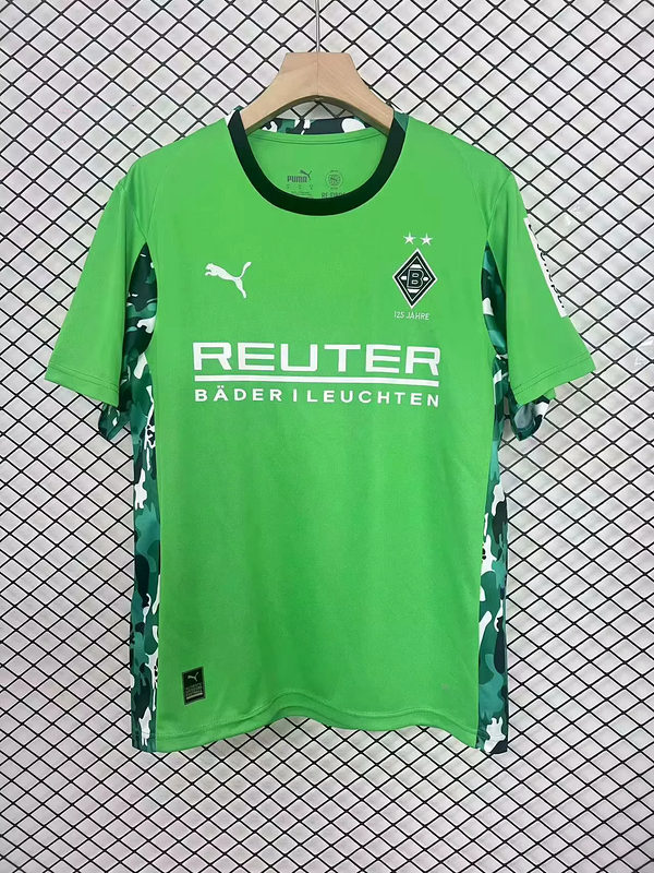 25-26 Mönchengladbach GK green soccer jersey 1:1 Thai Quality Football shirt