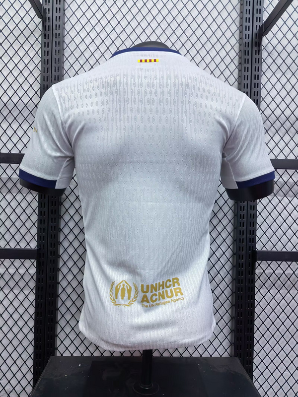 25-26 BAR white player version jersey 1:1 Thai Quality Football Shirt