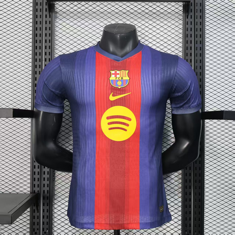 25-26 BAR blue and red special player version jersey 1:1 Thai Quality Football Shirt